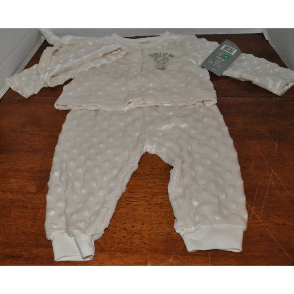 Le Top Bebe Baby Unisex 3 Piece Outfit Size 6-9 Months NEW